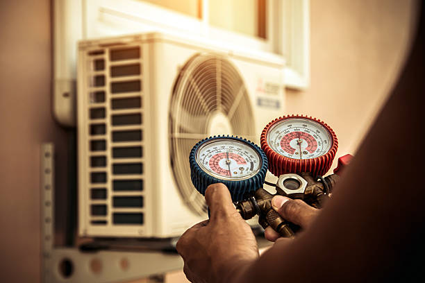 Professional Ductwork Repair technician working in Gaithersburg, MD